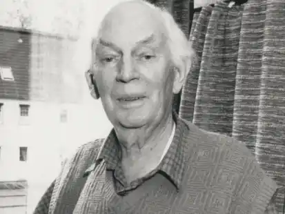 Fritz Siedel kurz vor seinem 80. Geburtstag