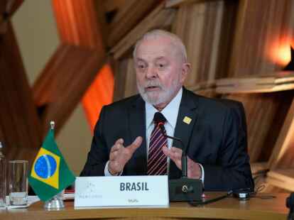 Brasiliens Pr&auml;sident Luiz In&aacute;cio Lula da Silva dringt auf einen raschen Abschluss des Abkommens.