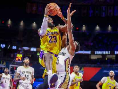 LeBron James erzielte 30 Punkte f&uuml;r die Los Angeles Lakers.