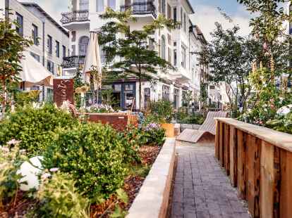 Die Stadtg&auml;rten sind eine Attraktion in der Innenstadt.