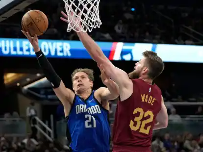 Steuerte acht Punkte zu Orlandos Sieg gegen Cleveland bei: Moritz Wagner (21).