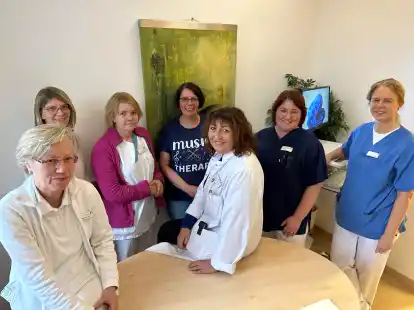 Eingespieltes Team: Dr. Gabriele Schmitz, Andrea Neugebauer, Anja Behnen, Heidi Schwantje, Dr. Angelika Menzen, Alexandra Schulga und Dr. Corinna Drebenstedt (von links).