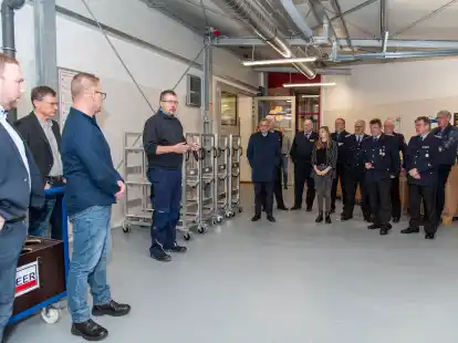 Einweihung des Anbaus der Feuerwehrtechnischen Zentrale in Georgsheil.