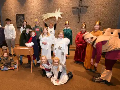 Proben f&uuml;rs Krippenspiel im Stenumer Timotheus-Haus. Ob mit Konzerten, Gottesdiensten oder Krippenspielen: Kirchengemeinden in Ganderkesee machen Gl&auml;ubigen zum Weihnachtsfest viele Angebote.