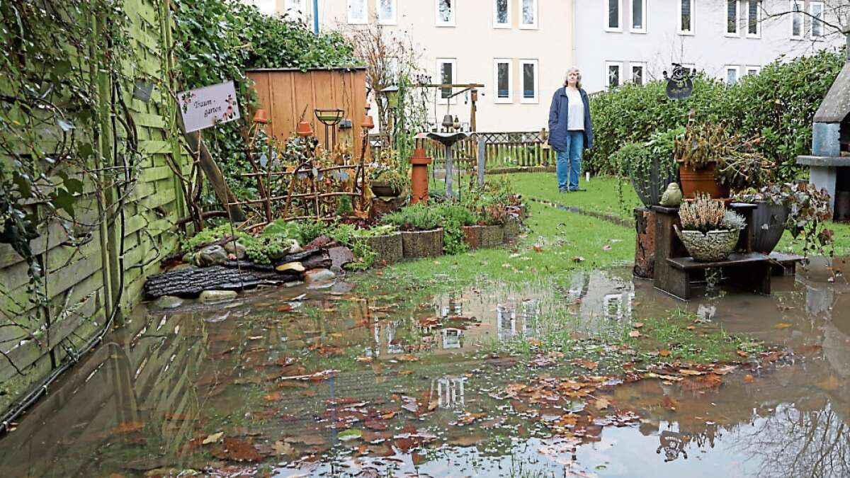 Nach zwei Monaten Regenfällen zeigt sich in Wilhelmshaven, wo