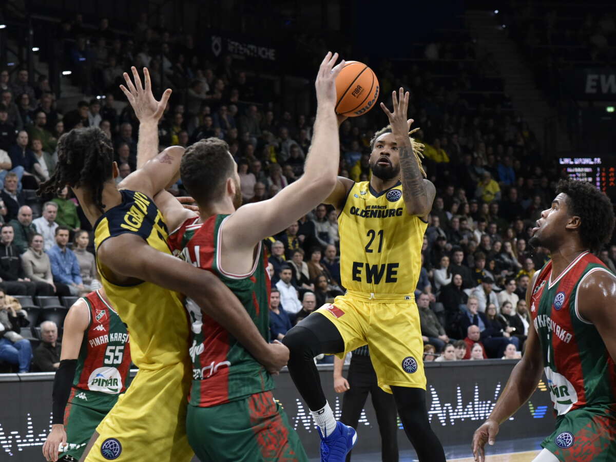 EWE Baskets Oldenburg Sieg gegen Pinar Karsiyaka in Champions League