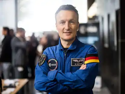 Matthias Maurer w&uuml;rde gerne zum Mond fliegen.