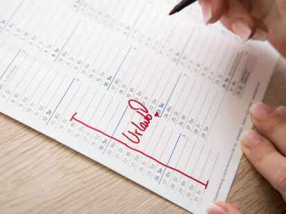 Muss man in der Regel nicht: Den gesamten Jahresurlaub schon am Anfang des Jahres eintragen.