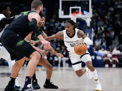 Nach seiner Sperre steht NBA-Star Ja Morant wieder auf dem Platz.