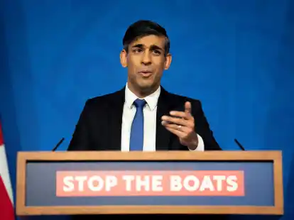 Rishi Sunak kann die Abw&auml;rtsspirale nicht stoppen.