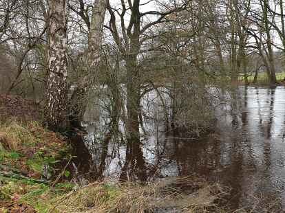Hochwasser an der Hunte Pegel in Huntlosen erreicht fast den