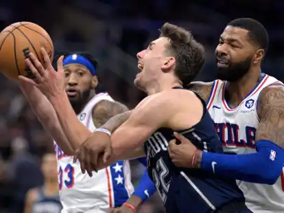 Die Erfolgsserie der Orlando Magic und Franz Wagner (M) ist vorbei.