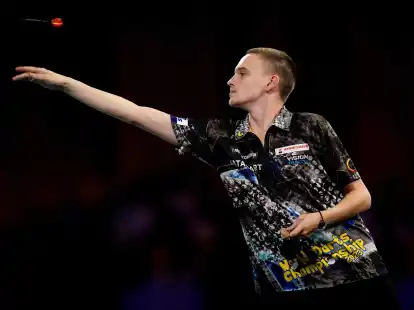 Musste sich trotz 3:1-Satzf&uuml;hrung gegen Luke Humphries noch geschlagen geben: Ricardo Pietreczko.