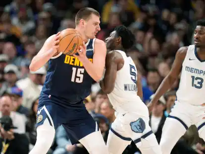 Nikola Jokic erzielte 26 Punkte f&uuml;r die Denver Nuggets.
