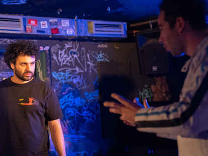 Das St&uuml;ck &bdquo;Fight Club&ldquo; der &bdquo;Sparte 7&ldquo; am Oldenburgischen Staatstheater hat einen besonderen Spielort: den Metro Club in der Oldenburger Innenstadt.