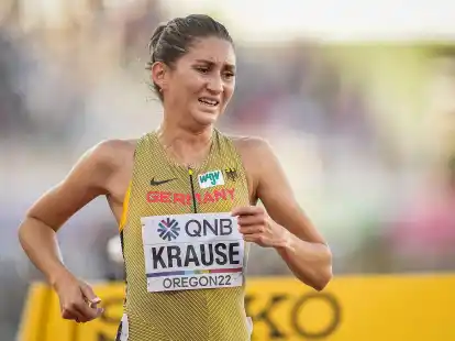Bei der deutschen Hallen-Meisterschaft darf Gesa Krause eventuell doch in zwei Rennen antreten.
