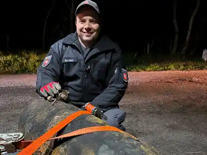 Hatte am Tag der Bombenentsch&auml;rfung Geburtstag:  Sprengmeister Jann Kirchner