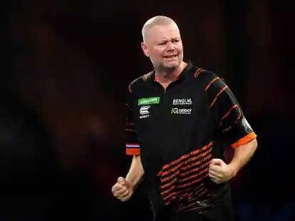 Routinier bei der Darts-WM: Raymond van Barneveld.