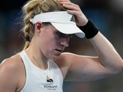 Verlor zun&auml;chst ihr erstes Match nach der Babypause: Angelique Kerber.
