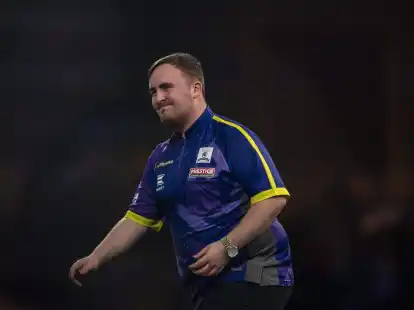 Luke Littler tr&auml;gt den Spitznamen &laquo;The Nuke&raquo;.