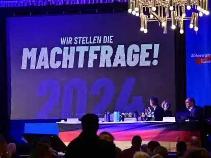 &laquo;Wir stellen die Machtfrage! 2024&raquo;, hie&szlig; es im November beim Landesparteitag der AfD in Th&uuml;ringen.
