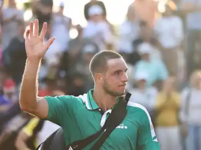 F&uuml;r Jan-Lennard Struff ist das Turnier in Hongkong beendet.