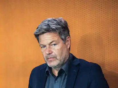 Demonstranten haben Vizekanzler Robert Habeck in Schleswig-Holstein am Verlassen einer F&auml;hre gehindert.