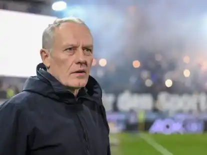 Freiburgs Trainer Christian Streich w&uuml;rde sich &uuml;ber personelle Verst&auml;rkung in diesem Winter freuen.