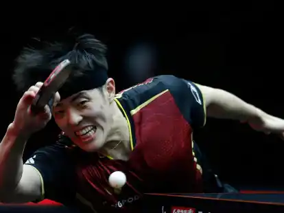 Dang Qiu ist beim Tischtennis-Turnier in Doha im Halbfinale ausgeschieden.