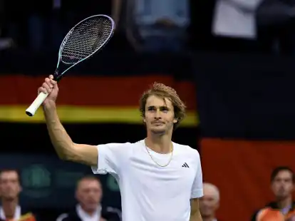 Alexander Zverev will bei der Davis-Cup-Partie in Ungarn dabei sein.