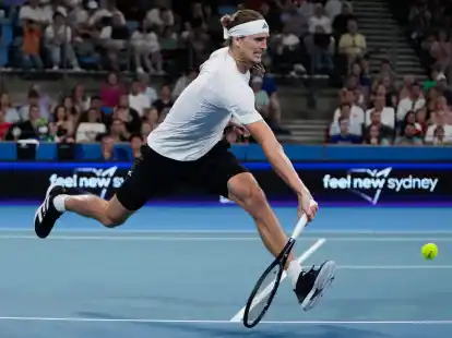 Alexander Zverev schied im vergangenen Jahr in Melbourne bereits in der zweiten Runde aus.