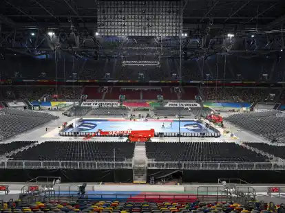 In der D&uuml;sseldorfer Merkur Spiel-Arena findet das Er&ouml;ffnungsspiel der Handball-EM.