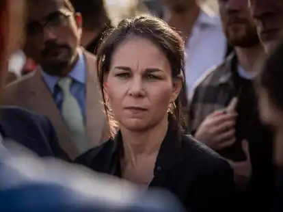 &laquo;Die israelische Armee muss mehr tun, um die Zivilistinnen und Zivilisten in Gaza zu sch&uuml;tzen&raquo;: Annalena Baerbock.