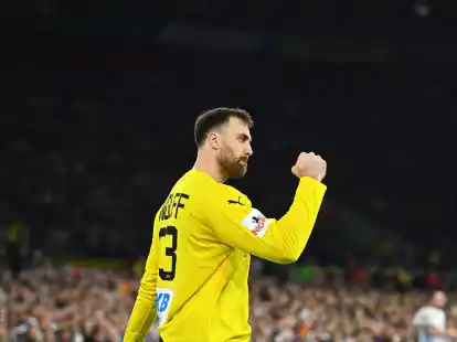Eine starke Vorstellung: Deutschlands Torwart Andreas Wolff ballt die Faust.