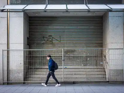 Eine geschlossene Galeria Karstadt Kaufhof Filiale in Hannover.