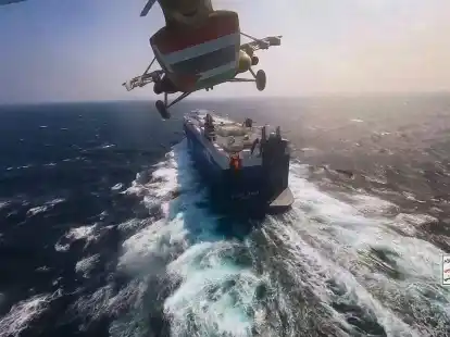 Angriff der Huthi-Rebellen auf das Frachtschiff &laquo;Galaxy Leader&raquo; (Archivbild).