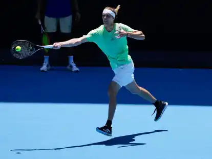 Will bei den Australian Open wieder &uuml;berzeugen: Alexander Zverev.