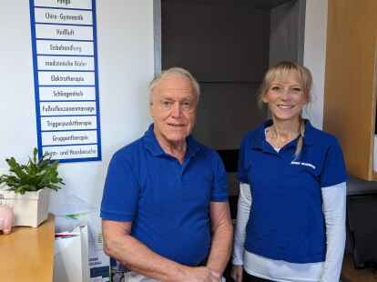 Wilfried Gerken und seine Mitarbeiterin Maike Tiedemann kümmern sich mit Empathie um die Patienten und Kunden des Groden-Bads.