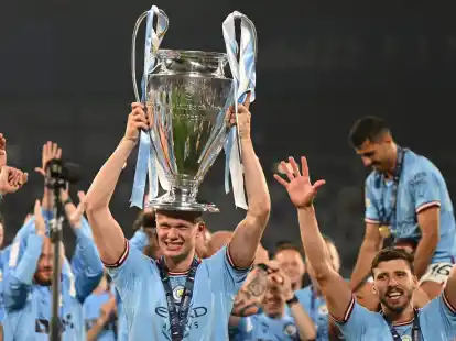 Gewann mit Manchester City 2023 die Champions League: Erling Haaland.