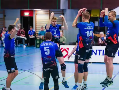 Konnten nach drei Niederlagen in Serie wieder einen Sieg feiern: Die Volleyballer der VSG Ammerland setzten sich am Samstag mit 3:1 gegen den ASC Göttingen durch.