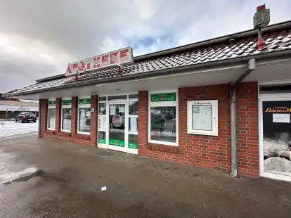 Dauerhaft geschlossen: die Apotheke an der Wilhelmshavener Stra&szlig;e in Hahn-Lehmden