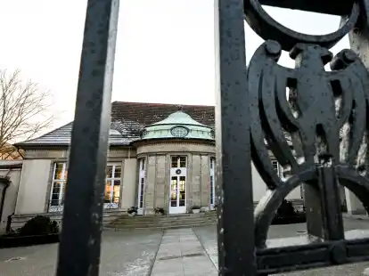 Blick auf ein G&auml;stehaus in Potsdam, in dem u.a. AfD-Politiker nach einem Bericht des Medienhauses Correctiv im November an einem Treffen teilgenommen haben sollen.