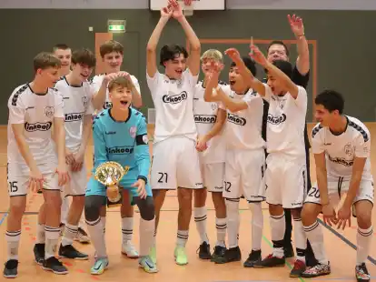 Die C-Junioren des JFV Delmenhorst sind Futsal-Kreismeister.