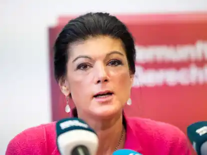 Will in einer hannoverschen Kirchengemeinde sprechen: Sahra Wagenknecht, Vorsitzende der neuen Partei &bdquo;B&uuml;ndnis Sahra Wagenknecht &ndash; f&uuml;r Vernunft und Gerechtigkeit (BSW)&ldquo;