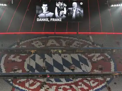 Die Gedenkfeier f&uuml;r Franz Beckenbauer findet am Freitag in der Allianz Arena in M&uuml;nchen statt.