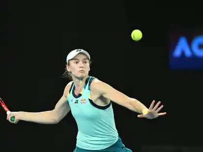 Jelena Rybakina ist in Melbourne aus dem Rennen.