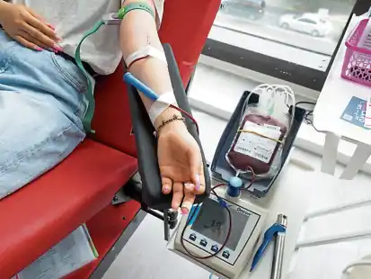 In Wildeshausen kann am Montag Blut gespendet werden (Symbolbild).