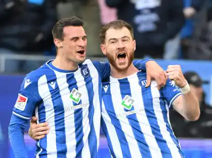 Der Karlsruher SC&nbsp;setzte sich mit 3:2 gegen den SV&nbsp;Elversberg durch.