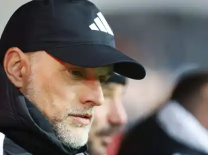 H&auml;lt Matthijs de Ligt f&uuml;r einen Topspieler: Trainer Thomas Tuchel vom FC Bayern.