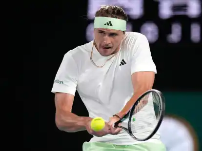 Alexander Zverev steht bei den Australien Open im Viertelfinale.